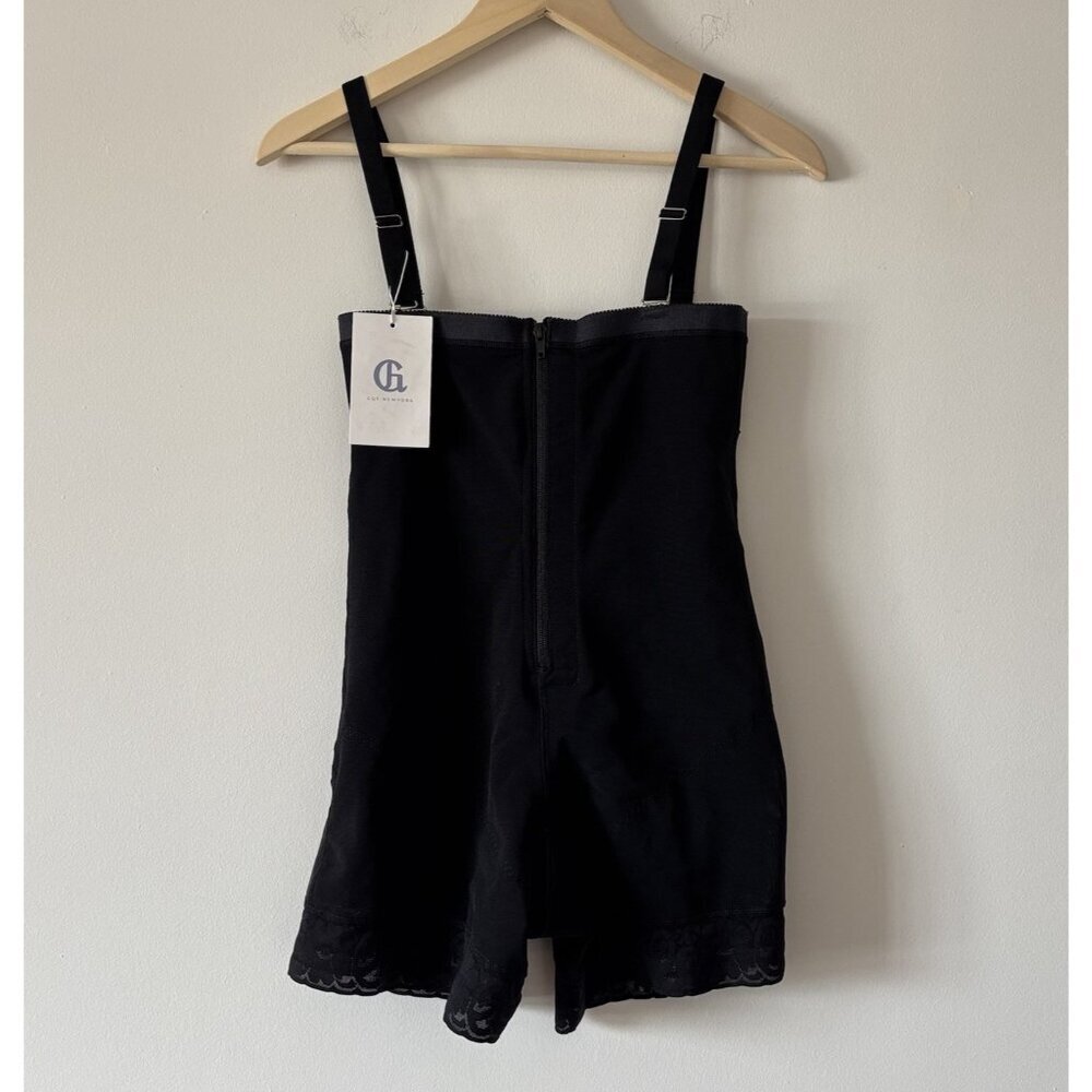 GQF New York Shaping One‎ Piece Open Bust Black Women’s Size XL NWT